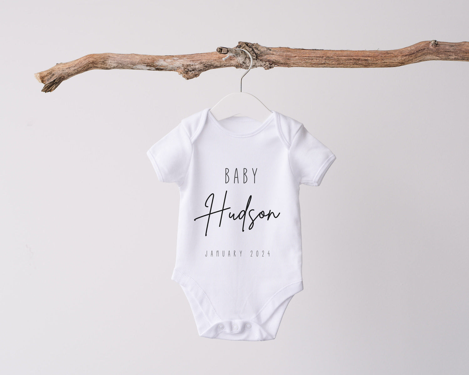 Personalised Name Babygrow | Custom Baby Gift | Pregnancy Announcement | Baby Gift | Free Delivery | Handmade | Baby Shower Gift